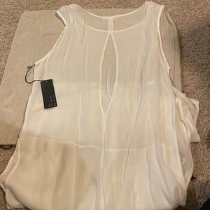 Lacausa tank sheer maxi dress